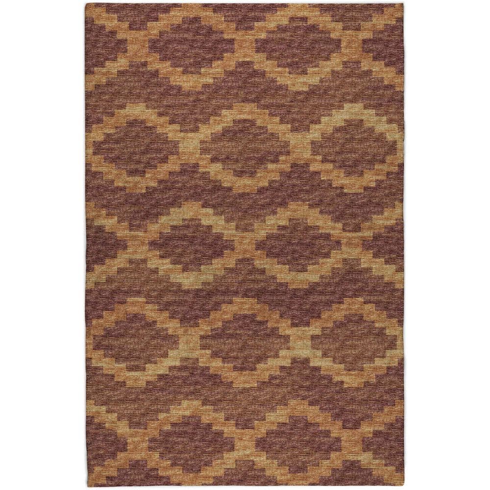 Dream Shag Premium Machine Washable Abstract ADS115 Canyon 8 ft. x 10 ft. Area Rug price history on PriceWatchPro