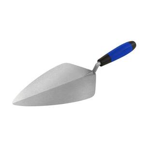 11.5 Inch Narrow London Brick Trowel - Carbon Steel Masonry Tool With Soft Grip