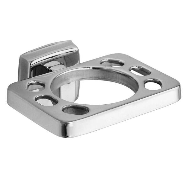 thumbnail image 2 of Stainless Steel Self-Adhesive Wall Mount Toothbrush Holder & Cup Rack For Bathroom 2 of 5