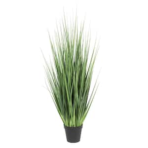 60 in. Artificial Extra Full Grass Potted