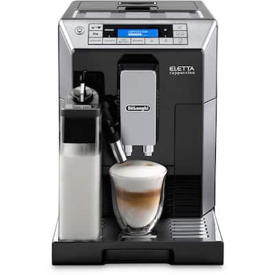 Eletta Top Fully Automatic Espresso, Cappuccino and Coffee Maker with One Touch LatteCrema System and Built-In Grinder