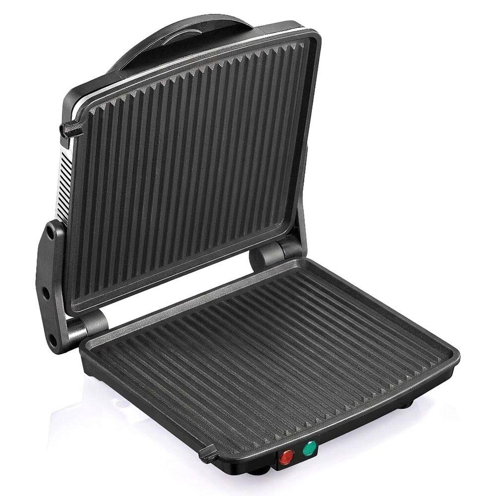 4-Piece Stainless Steel Non-Stick Electric Grill Set with Removable Drip Tray Indoor Kitchen Appliance price history on PriceWatchPro