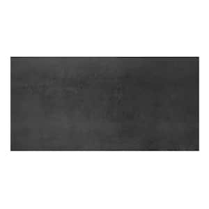 EMSER TILE BB Concrete Black 2.99 in. x 12.28 in. Matte Porcelain