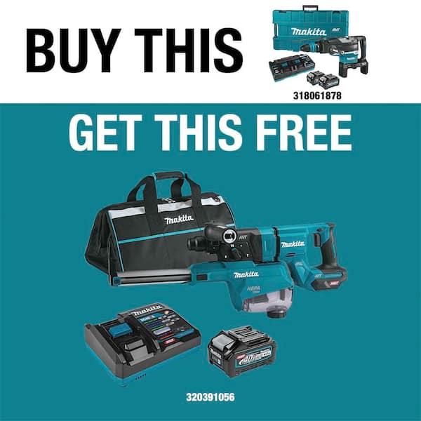 40V max X2 XGT (80V max) Brushless Cordless 2 in. AVT Rotary Hammer Kit, AFT, AWS Capable (4.0 Ah)