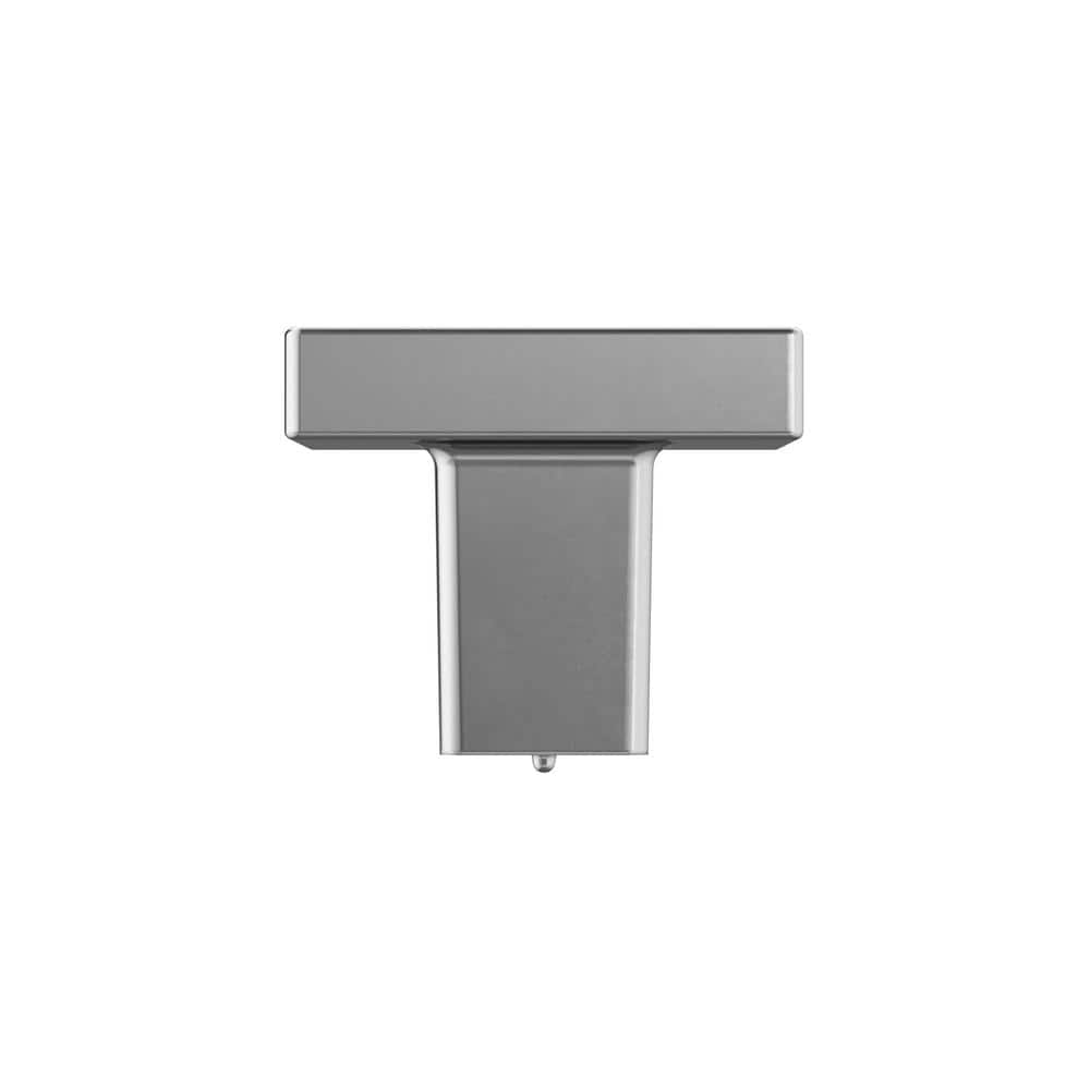 Polished Chrome Square Cabinet Knob with Mounting Hardware