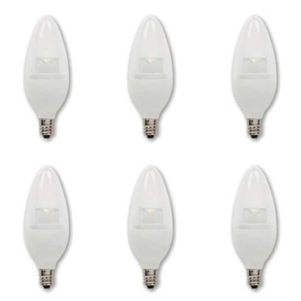 40- -Watt Equivalent B11 Dimmable ENERGY STAR Clear LED Light Bulb Soft White Light (6 pack)