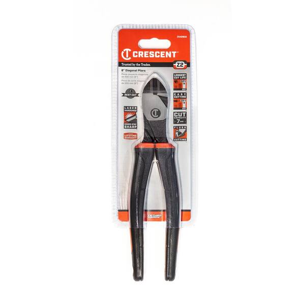 Crescent - 8 in. Z2 Dual Material High Leverage Diagonal Cutting Pliers