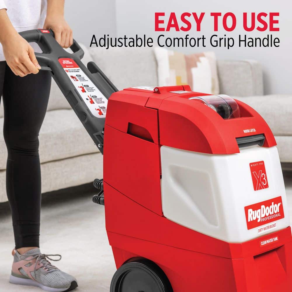 Rug Doctor Red Commercial Carpet Cleaner with Pet Solution