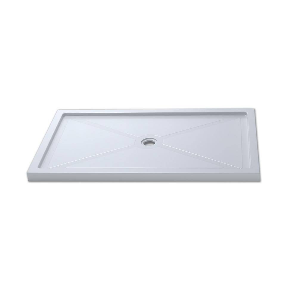 Jade Bath Jade 36 in. x 60 in. Single Threshold Shower Base in White