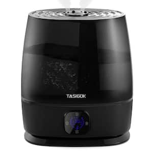 15.8 gal. Cool and Warm Mist Air Humidifier in Black for 500 sq. ft.