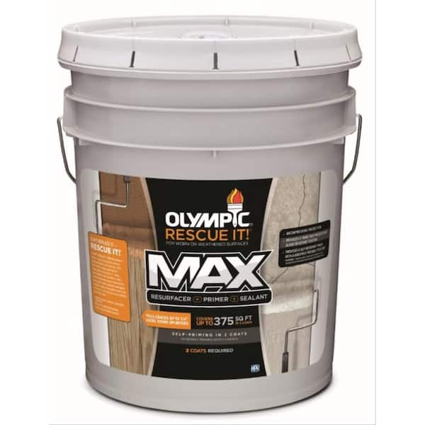 Olympic 5 Gal. Rescue It Max Base 2-Resurfacer with Primer and Sealant