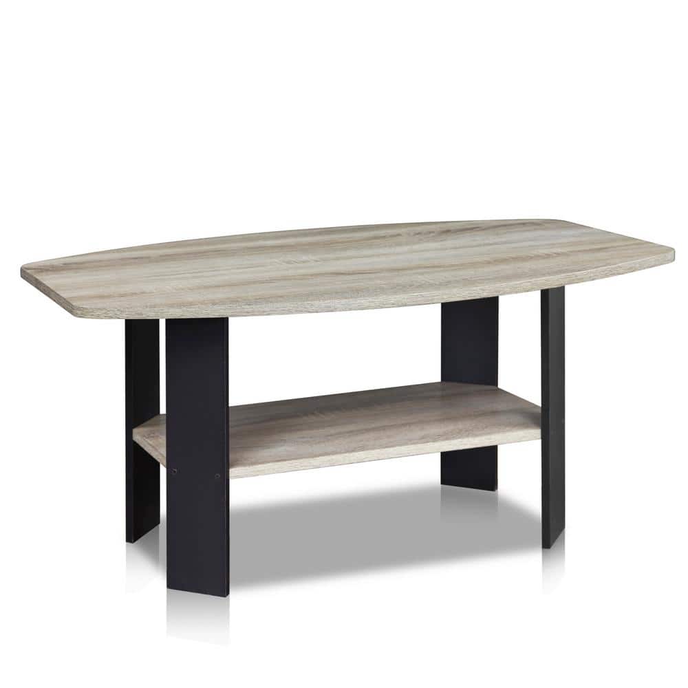 Eco-Friendly Modern Rectangular Coffee Table in French Oak Grey