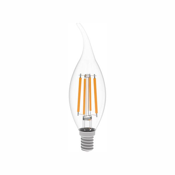 Euri Lighting 40-Watt Equivalent Warm White (2700K) BA10 Dimmable Clear LED Light Bulb