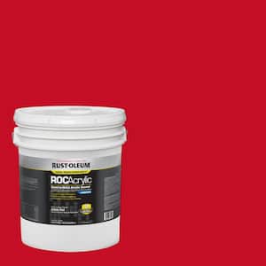 5 gal. ROC Acrylic 3800 DTM OSHA Gloss Safety Red Interior/Exterior Enamel Paint
