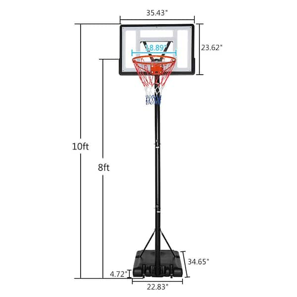 Durable Adjustable Indoor Mini Basketball Hoop and Ball