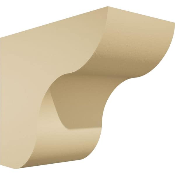Ekena Millwork Standard Carmel 6 in. W x 10 in. H x 12 in. D Signature Urethane Rafter Tail Outlooker