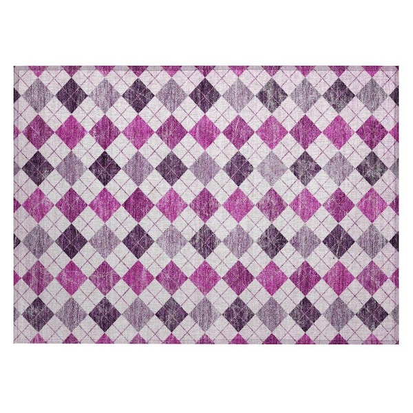 Chantille Machine Washable Indoor/Outdoor Abstract ACN2237 Blush 1 ft. 8 in. x 2 ft. 6 in. Accent Rug