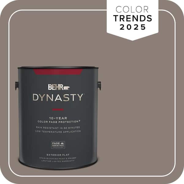 BEHR DYNASTY 1 gal. Home Decorators Collection #HDC-NT-27B Wild Truffle Flat Exterior Stain-Blocking Paint & Primer