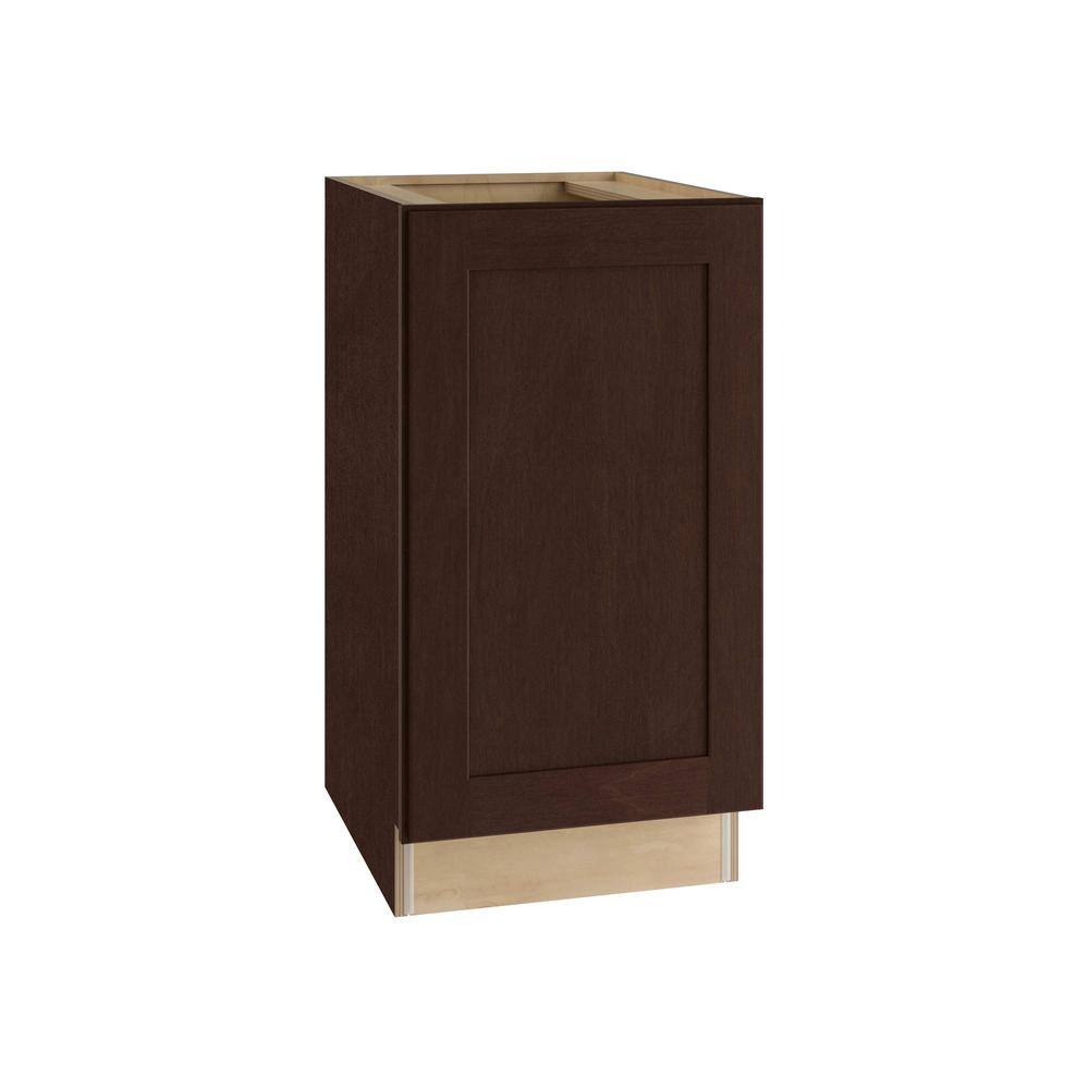 Newport 15 in. W x 21 in. D x 34.5 in. H Assembled Plywood Full Height Door Base Bath Cabinet in Manganite RH price history on PriceWatchPro