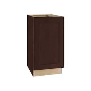 Franklin Stained Manganite Plywood Shaker Assembled Base Kitchen Cabinet FH Right Sft Cls 18 in W x 24 in D x 34.5 in H