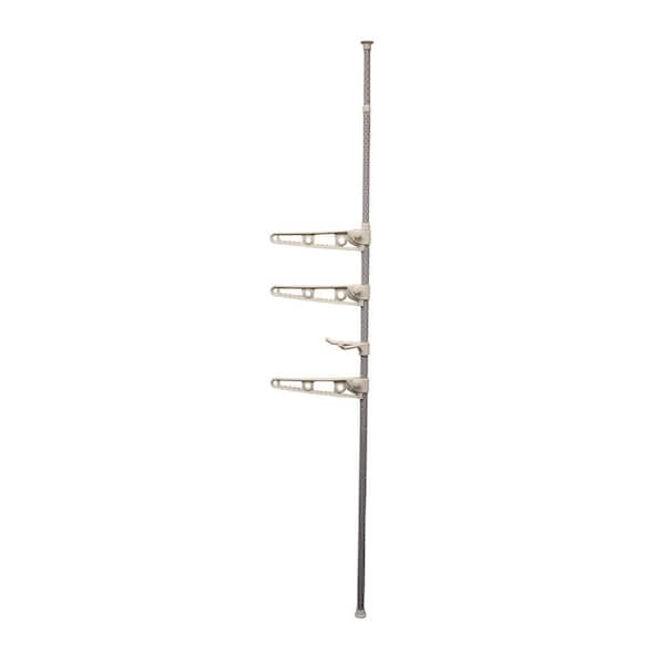 67 in. to 91 in. Free Standing Trellis Laundry Pole (Set of 2)