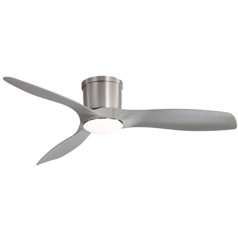 52 in. Smart Indoor Black Low Profile Ceiling Fan with LED Light and Remote/App Control, Works with Alexa/Google price history on PriceWatchPro