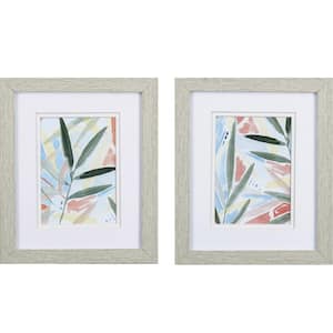 Victoria Tropical Palms 1 by Unknown Wooden Wall Art (Set of 2)
