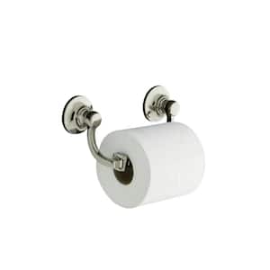 Bancroft Wall-Mount Double Post Toilet Paper Holder in Vibrant Polished Nickel