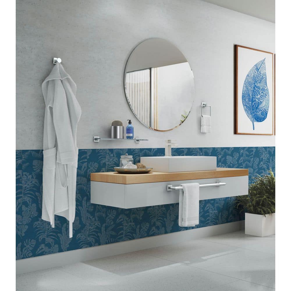 Elevate 30" Chrome Wall Mounted Towel Bar