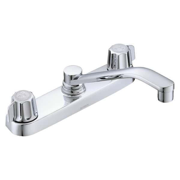 Gerber Classics 2-Handle Deck Mount Standard Kitchen Faucet in Chrome