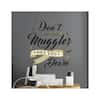 RoomMates 5 in. x 19 in. Harry Potter Muggles Quote 6-Piece Peel and Stick  Giant Wall Decals RMK3608GM - The Home Depot