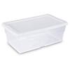 Sterilite 16 Qt. Plastic Storage Box Containers in Clear (12-Pack) 12 X  16448012 - The Home Depot