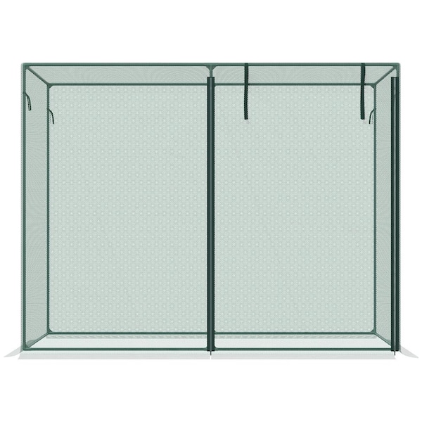 6 ft. x 3 ft. Grow Tent, Crop Cage, Plant Protection Tent with Zippered Doors for Vegetable Garden, Backyard, Green
