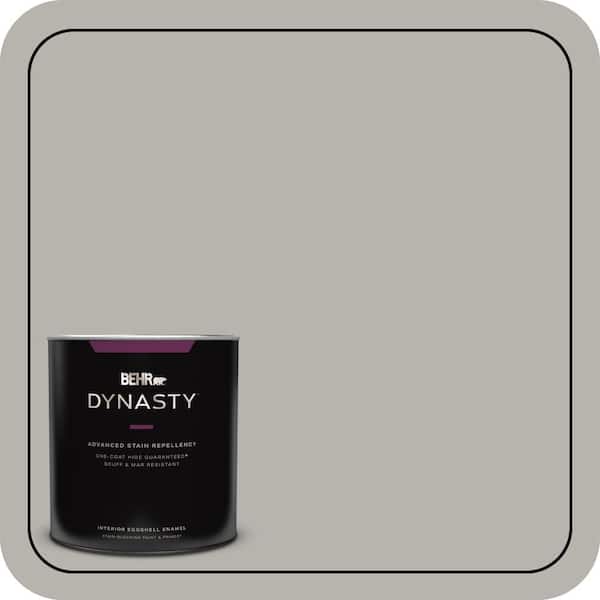 BEHR DYNASTY 1 qt. #PPU24-11 Greige Eggshell Enamel Interior Stain-Blocking Paint and Primer