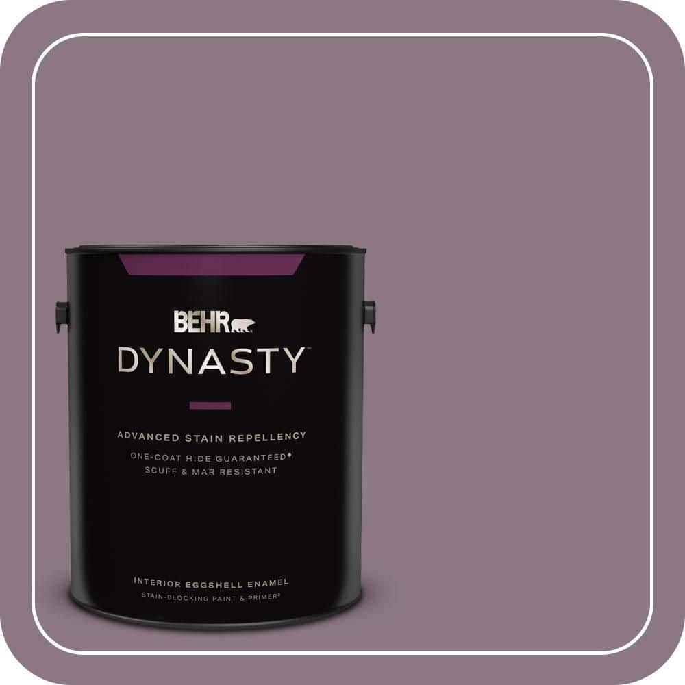 1 gal. #BNC-20 Purple Rubiate Eggshell Enamel Interior Stain-Blocking Paint & Primer price history on PriceWatchPro