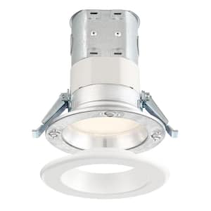 Easy-Up 4 in. 2700K White Remodel Magnetic Recessed Integrated LED Kit