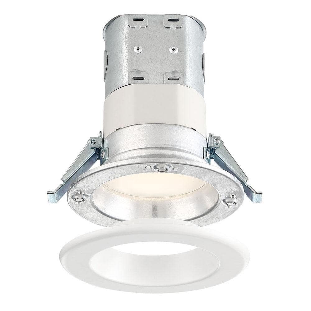 Designers Fountain EV407947WH35 Easy-Up 4 in. 3500K Remodel White Magnetic Integrated LED Kit Recessed