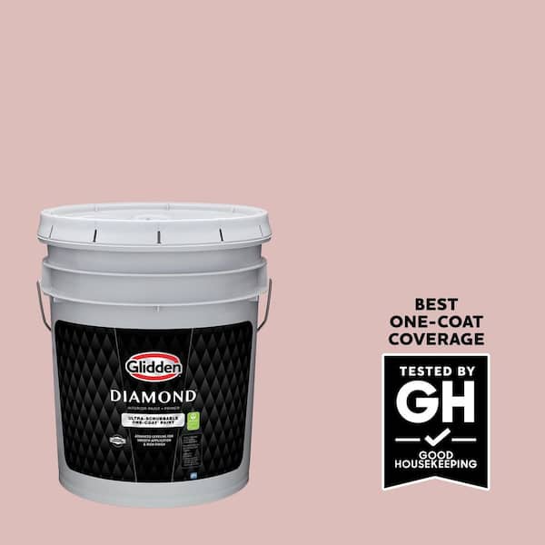Glidden Diamond 5 gal. PPG1052-3 Strawflower Semi-Gloss Interior Paint with Primer