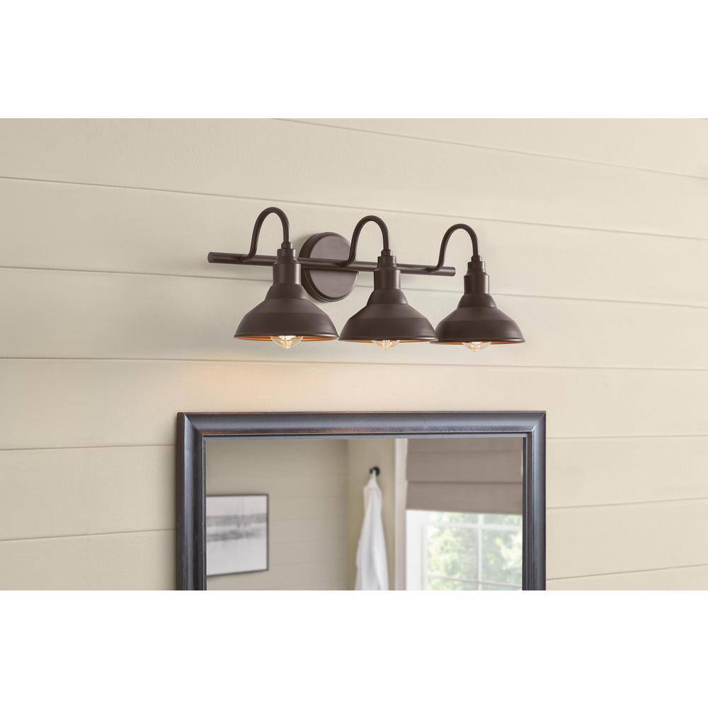 Kelford 24 in. 3-Light Brown Vanity Bath Light price history on PriceWatchPro