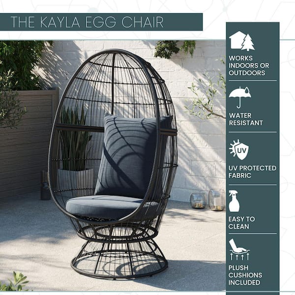 mimosa waiheke resin wicker egg chair