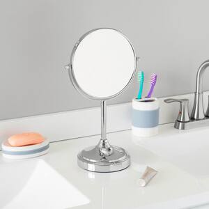 Elizabeth Collection 5.25 in. x 13.5 in. Bi-View Cosmetic Makeup Mirror