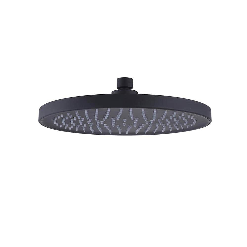 1-Spray Pattern with 1.37 GPM 9.45 in. Wall Mount Rain Replacement Fixed Sh