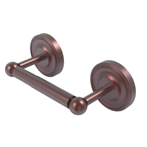 Allied Brass Prestige Regal Collection Double Post Toilet Paper Holder in Antique Copper