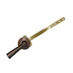Universal Decorative Tank Lever for Front Left Mount with 8-1/2 in. Brass Arm and Brass Handle in Old World Bronze