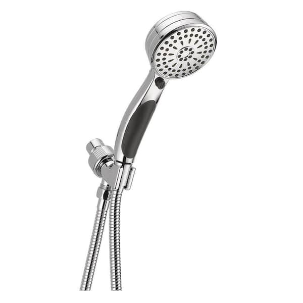 Delta ActivTouch 9-Spray Patterns 1.75 GPM 3.75 in. Wall Mount Handheld Shower Head in Chrome
