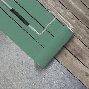 1 gal. #M420-5 Free Green Textured Low-Lustre Enamel Interior/Exterior Porch and Patio Anti-Slip Floor Paint