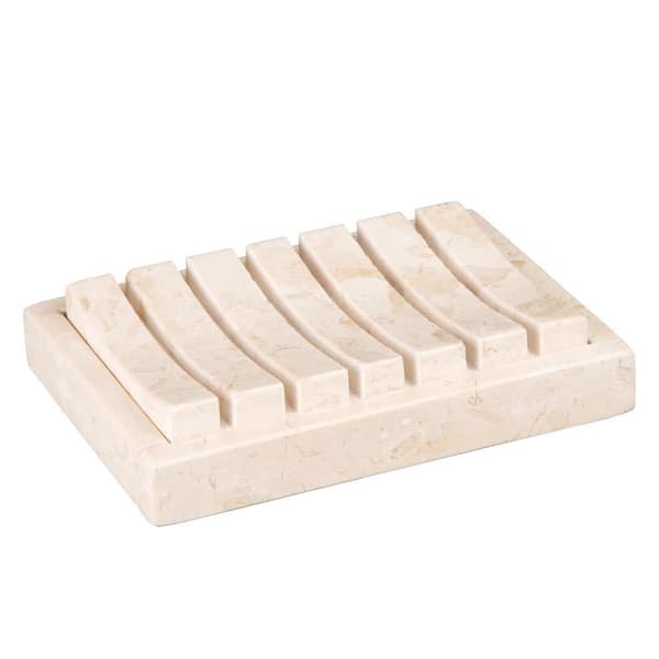 Spa 2-Piece Soap Dish in Champagne Marble