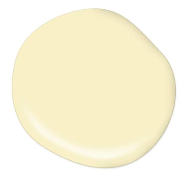 BEHR PREMIUM PLUS 1 gal. #400A-1 Candlelight Yellow Satin Enamel Low Odor  Interior Paint & Primer 705001 - The Home Depot