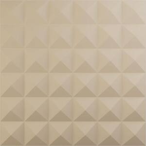 19 5/8 in. x 19 5/8 in. Damon EnduraWall Decorative 3D Wall Panel, Smokey Beige (12-Pack for 32.04 Sq. Ft.)