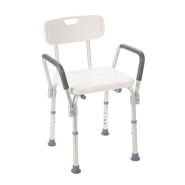 Drive Bath Bench with Padded Arms with Backrest